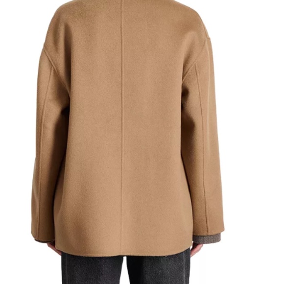 New Alex Mill Camel Sophia Coat in Wool Women’s Jacket Sz M - Picture 2 of 16